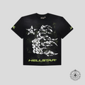 Hellstar Thorn T-Shirt in Black/Green