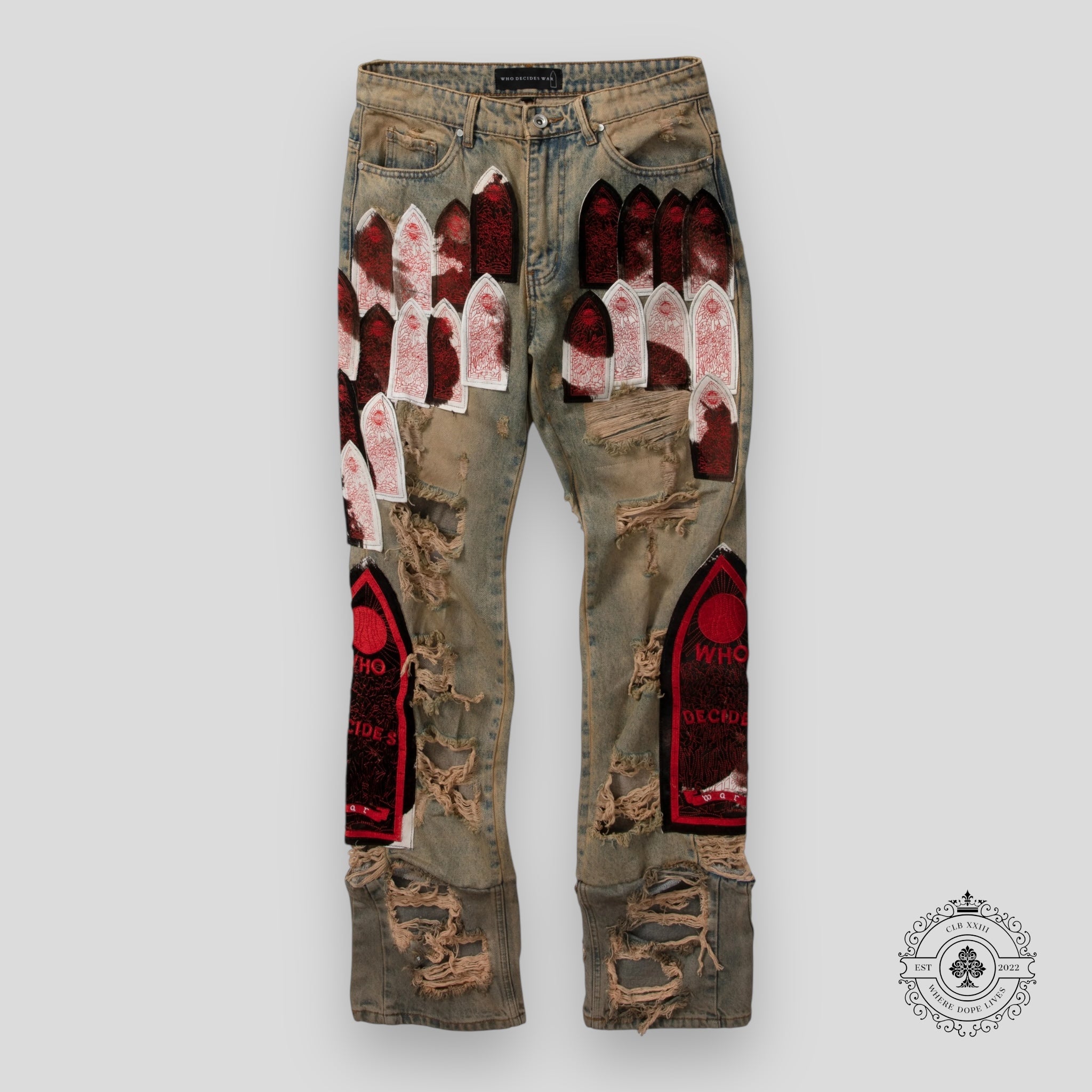 Who Decides War Sangre Patch Denim